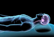 Diabetes’ Hidden Toll on the Brain Illustration of a human figure with a highlighted brain