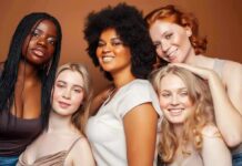 Toxic Hair Trend, Cancer Spike Group portrait of five women smiling together
