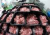 Red Meat Molecule Tied To Diabetes Spike Trays of raw meat in a processing facility