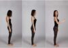 Muscle Health: Protein vs. Exercise Woman in side profile demonstrating posture changes and giving a thumbs-up